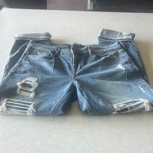 Express, cropped, skinny jeans, like new